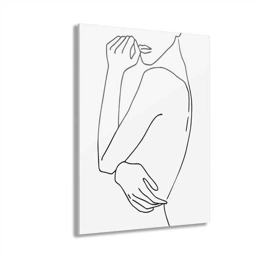 7633 Line Art Premium Acrylic Wall Art