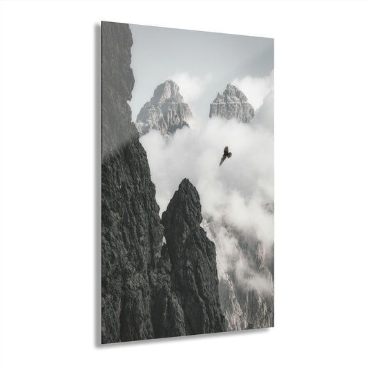 Up Clouds Premium Acrylic Wall Art