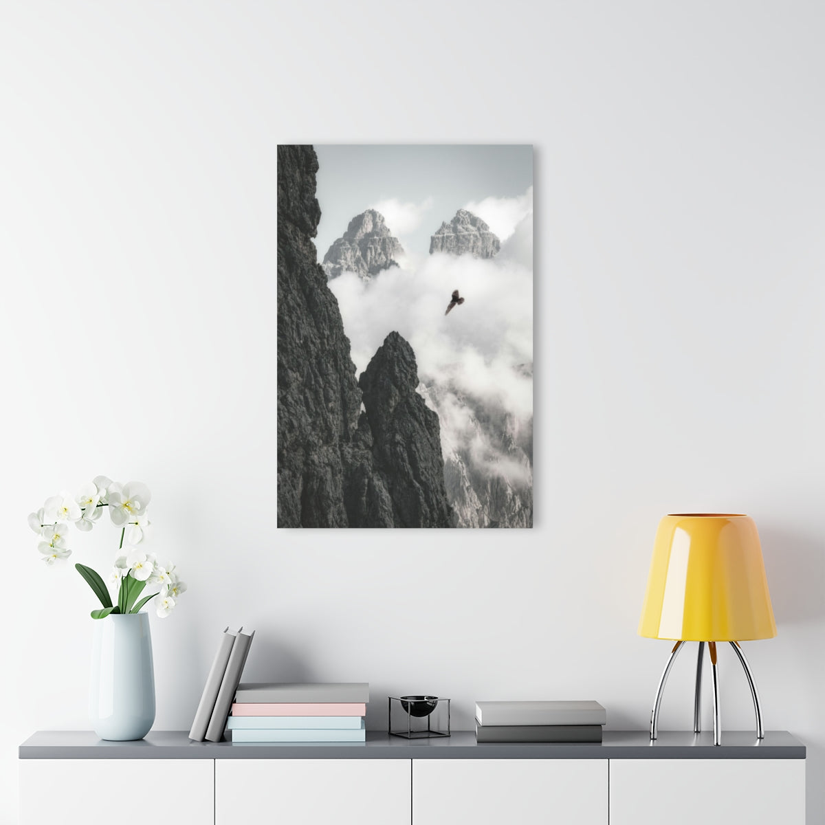 Up Clouds Premium Acrylic Wall Art
