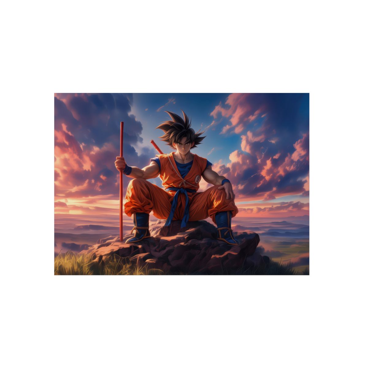 Goku 4K Aluminium Composite Wall Art