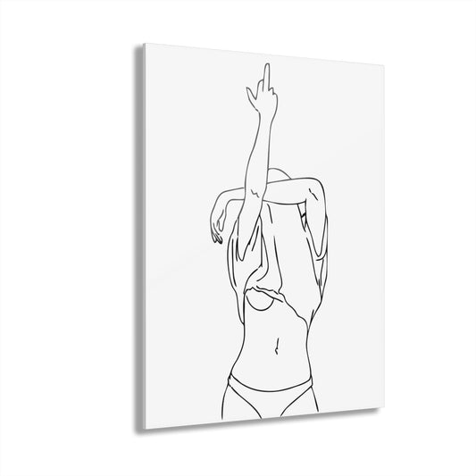 4412 Line Art Premium Acrylic Wall Art