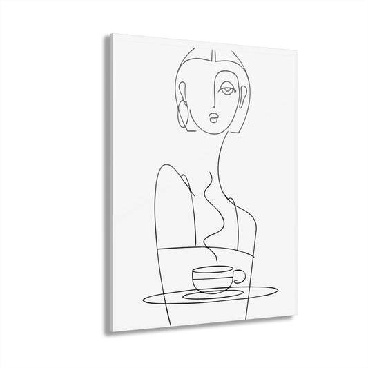 3301 Line Art Premium Acrylic Wall Art