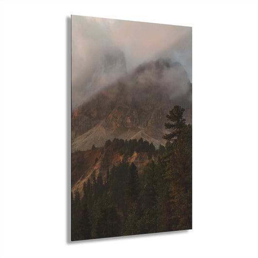 Mountain Dusk Premium Acrylic Wall Art