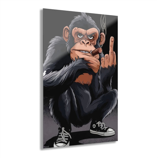 Gang Baboon Premium Acrylic Wall Art