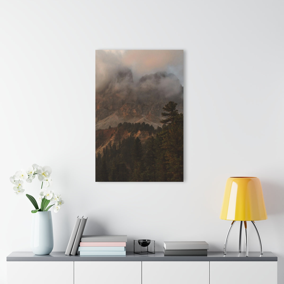 Mountain Dusk Premium Acrylic Wall Art