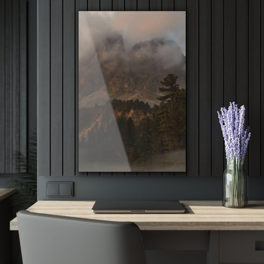 Mountain Dusk Premium Acrylic Wall Art