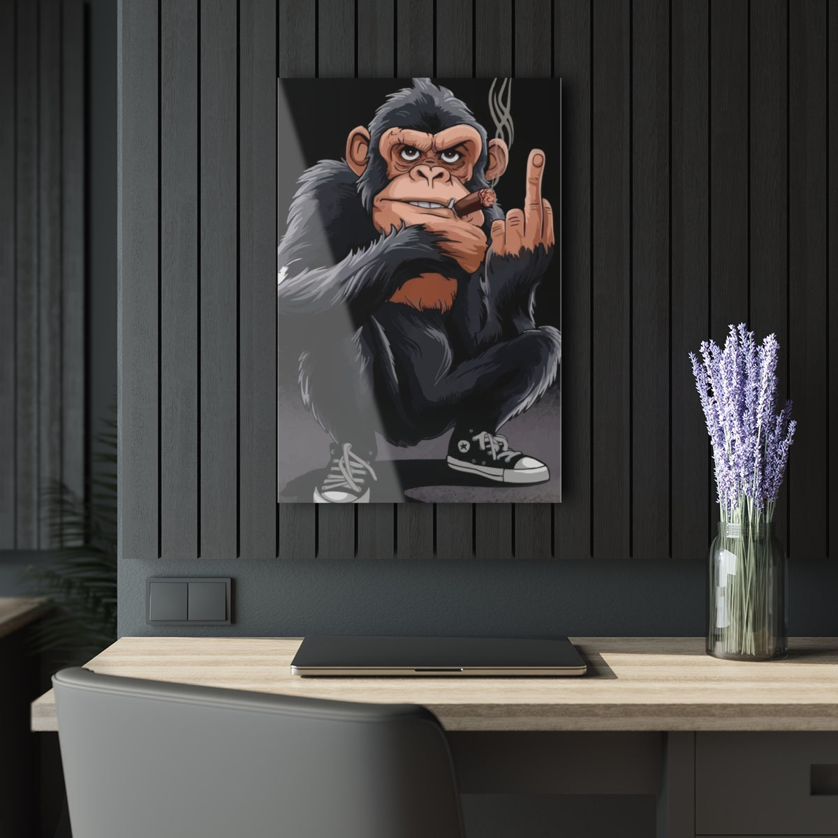 Gang Baboon Premium Acrylic Wall Art