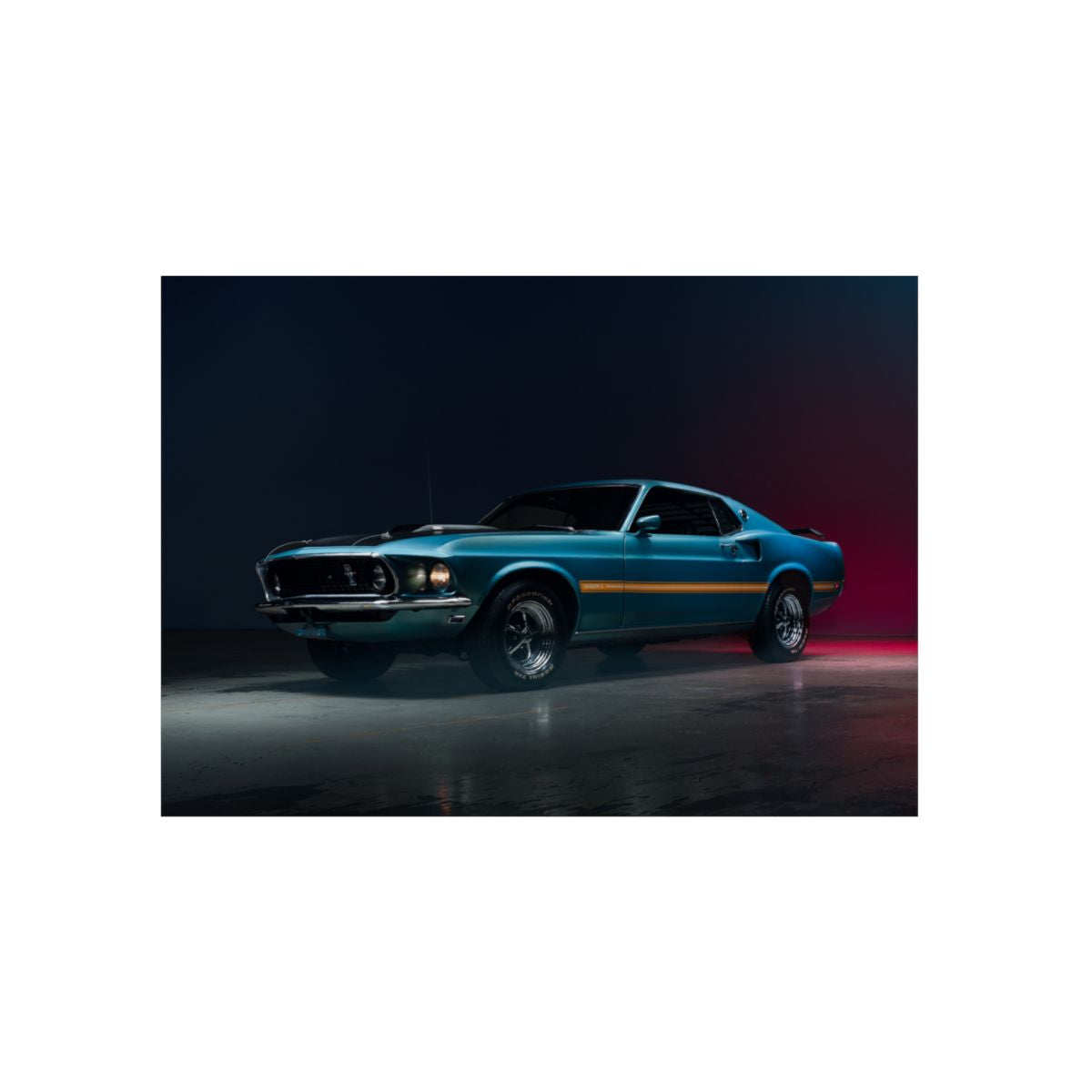 Line Ford 4K Aluminium Composite Wall Art