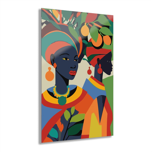 Colour Painting Premium Acrylic Wall Art