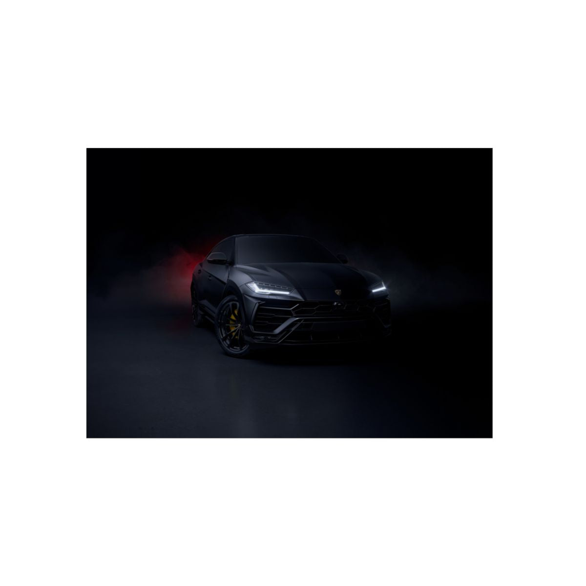 Black Urus 4K Aluminium Composite Wall Art