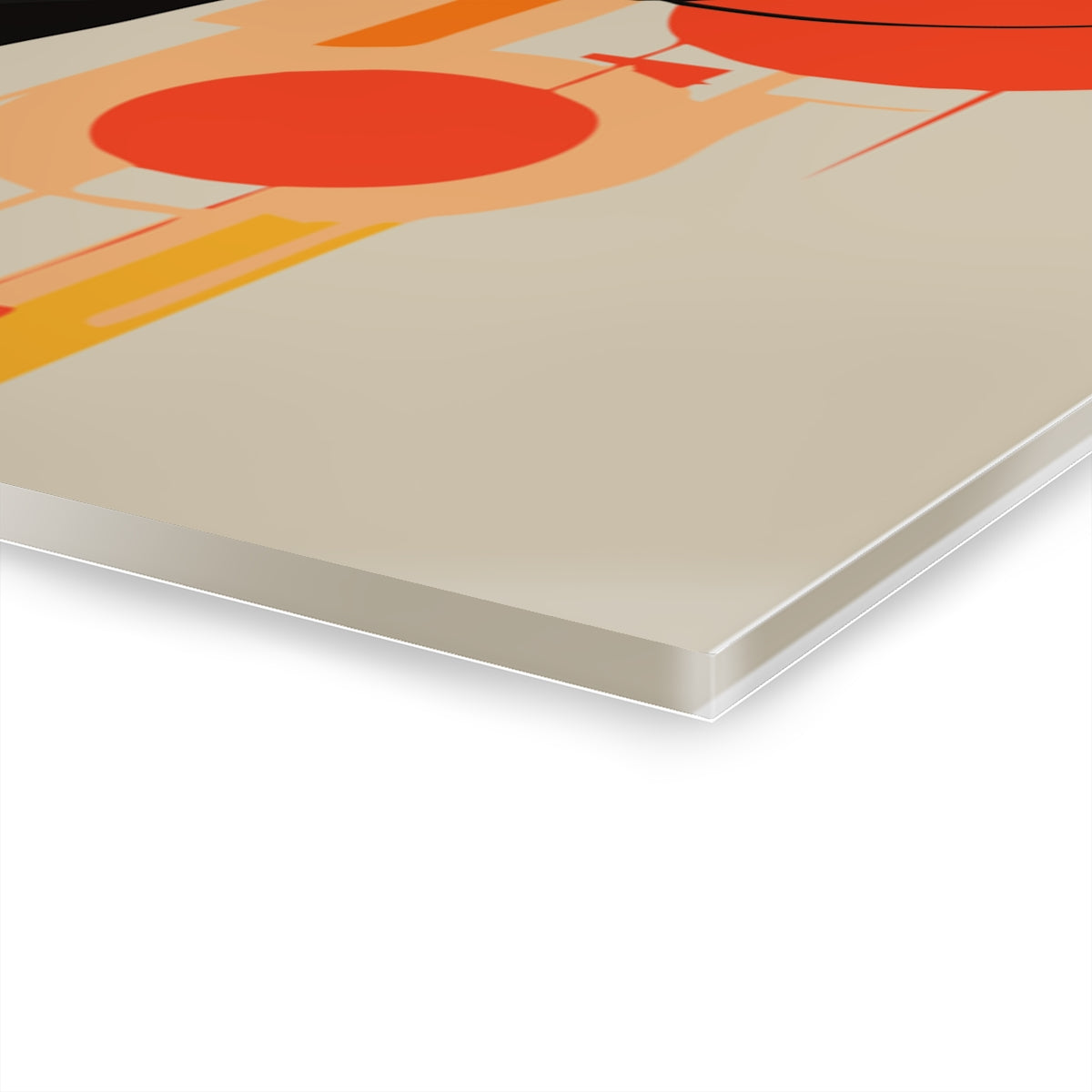 Woman In Paint Premium Acrylic Wall Art