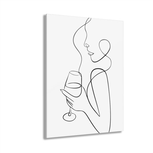 2891 Line Art Premium Acrylic Wall Art