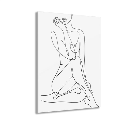 2293 Line Art Premium Acrylic Wall Art