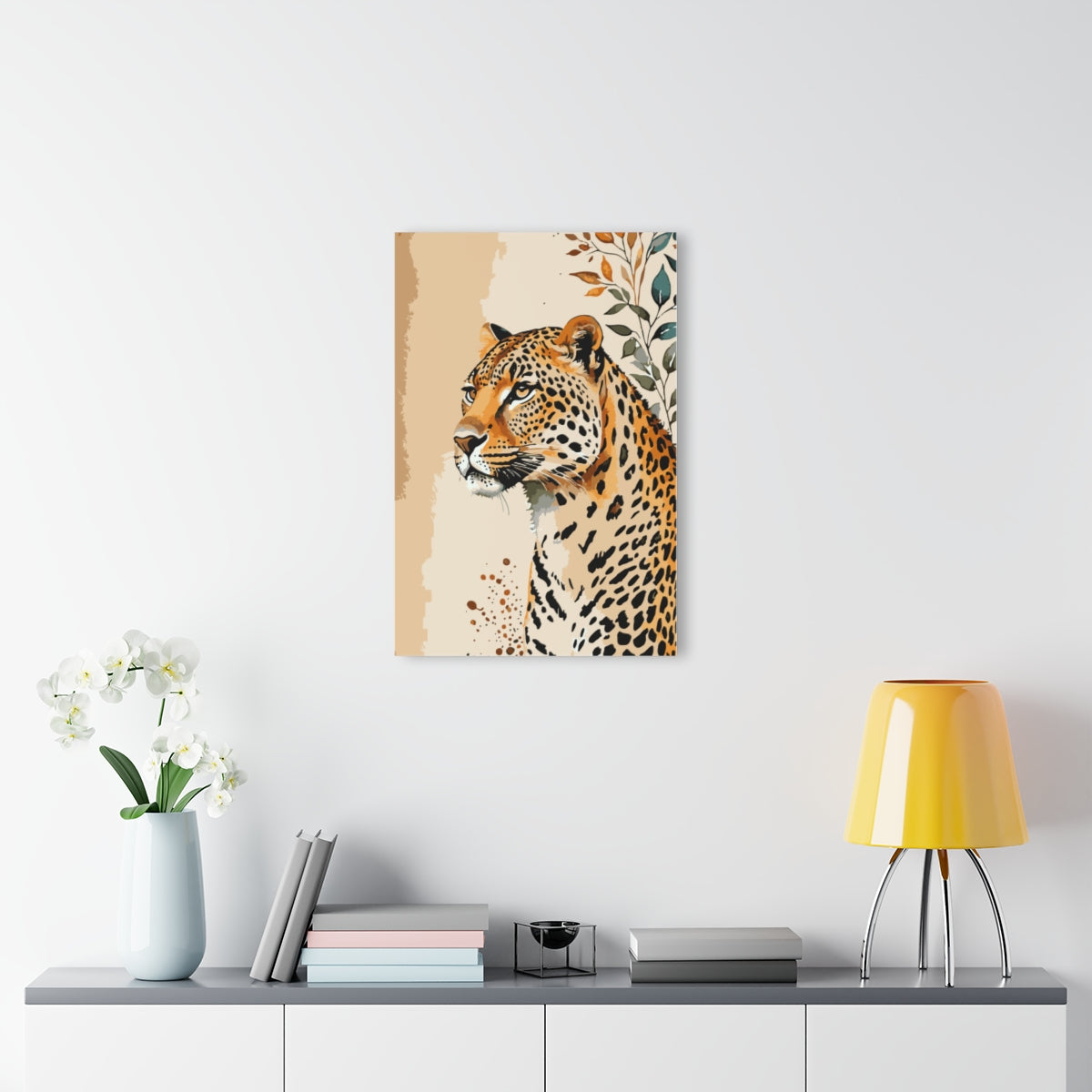 Leopard Sketch Premium Acrylic Wall Art