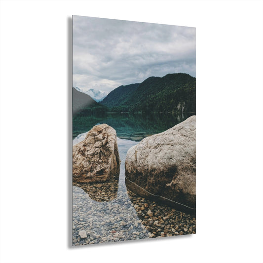 Float Stones Premium Acrylic Wall Art