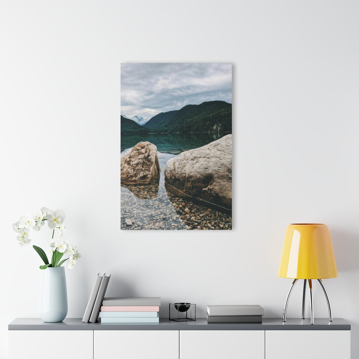 Float Stones Premium Acrylic Wall Art