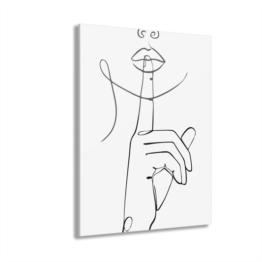 0001 Line Art Premium Acrylic Wall Art