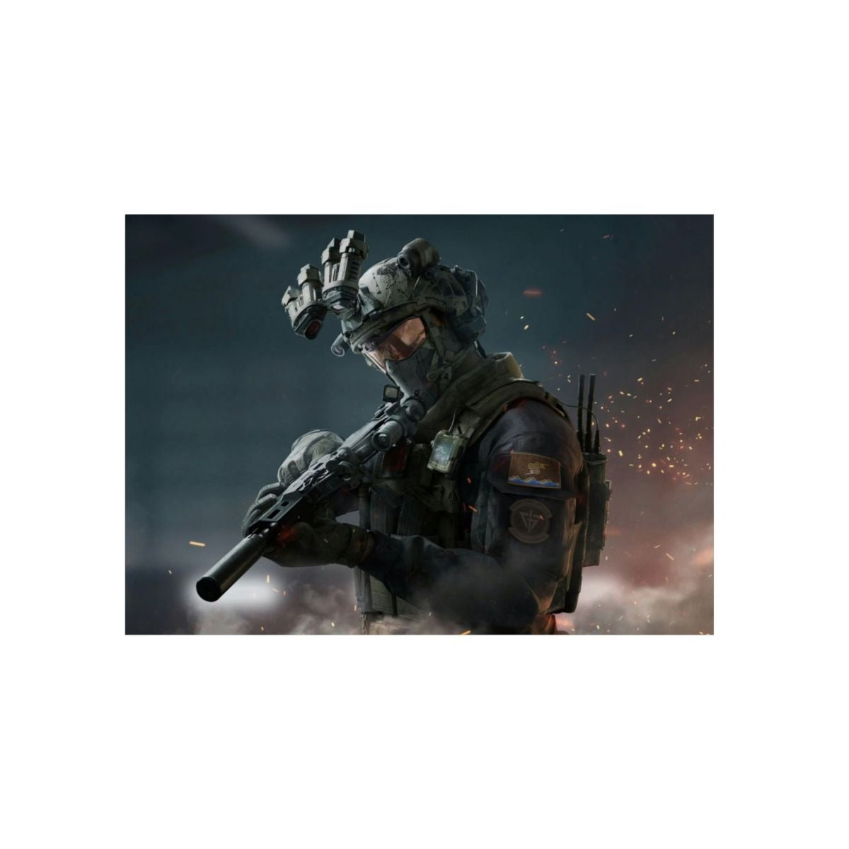 Call Of Duty 4K Aluminium Composite Wall Art