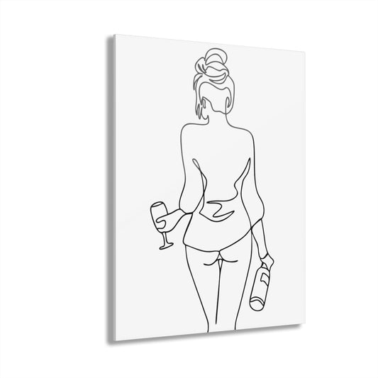 3398 Line Art Premium Acrylic Wall Art