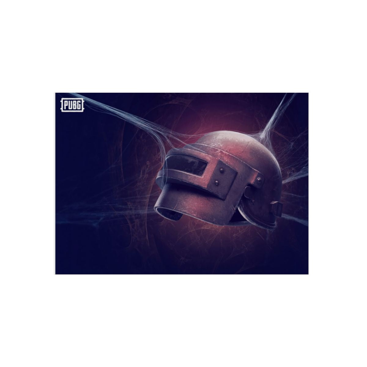 PUBG Helmet 4K Aluminium Composite Wall Art