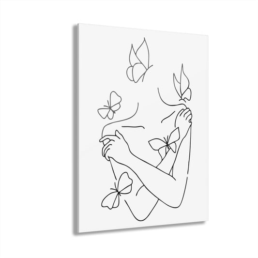0019 Line Art Premium Acrylic Wall Art