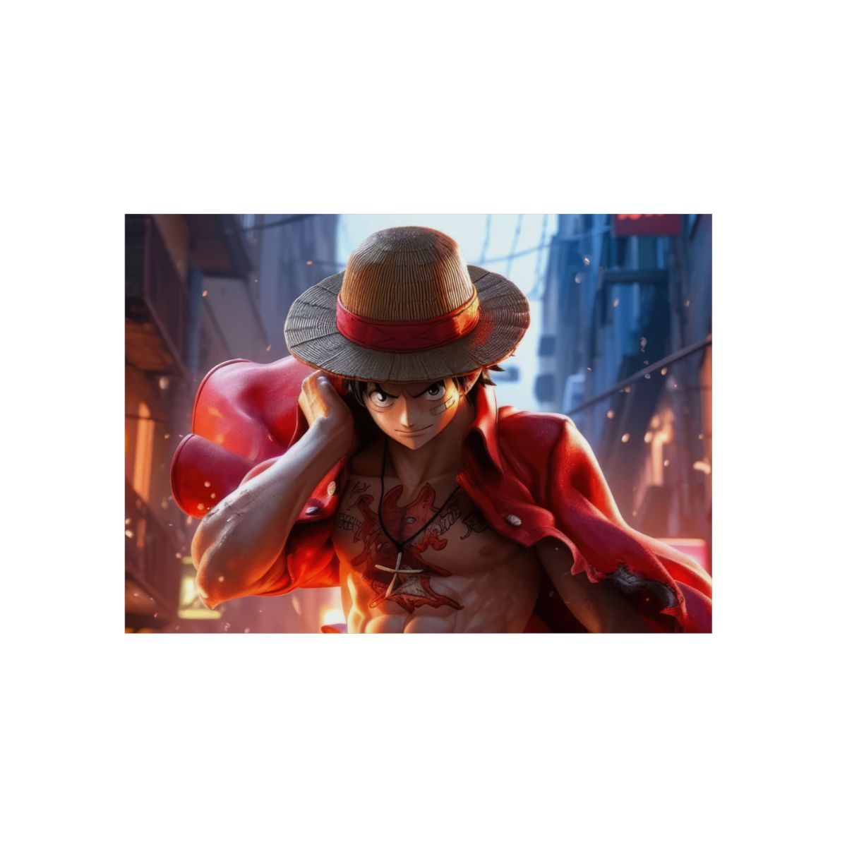 Luffy 4K Aluminium Composite Wall Art