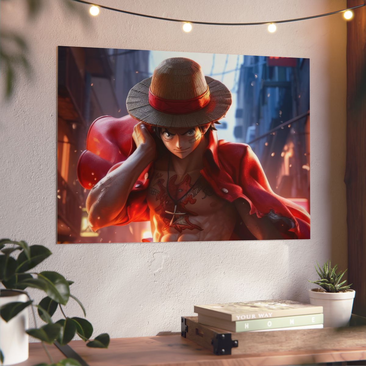 Luffy 4K Aluminium Composite Wall Art