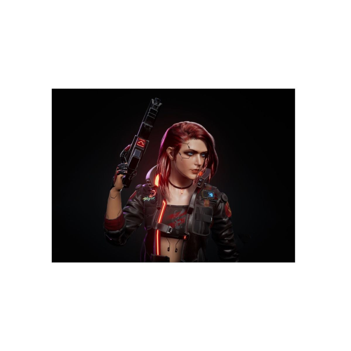 Female V 4K Aluminium Composite Wall Art