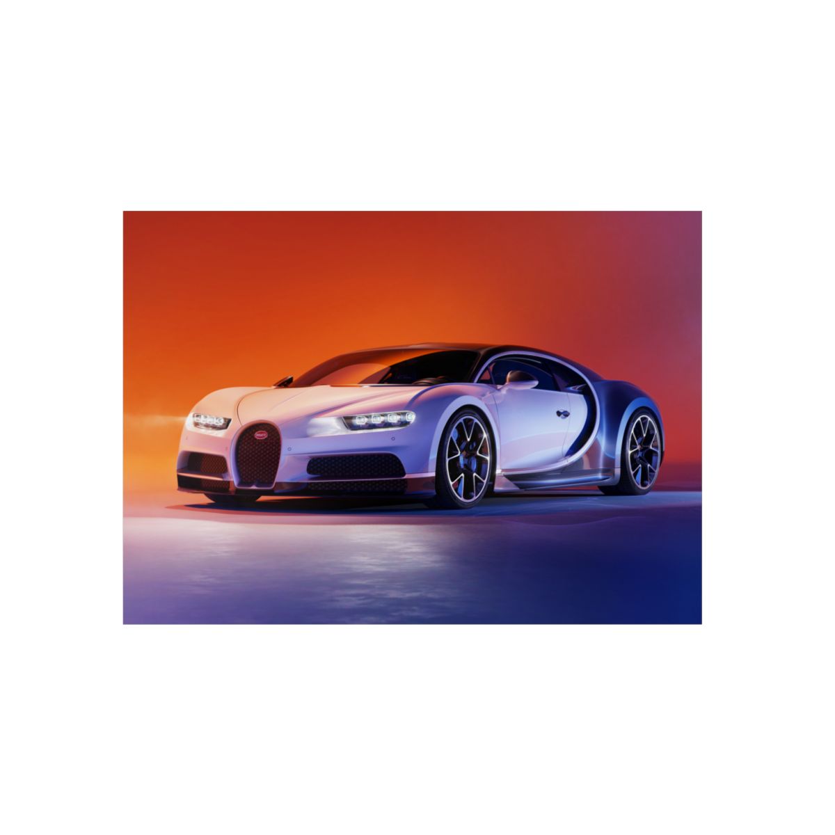 Bughatti 4K Aluminium Composite Wall Art