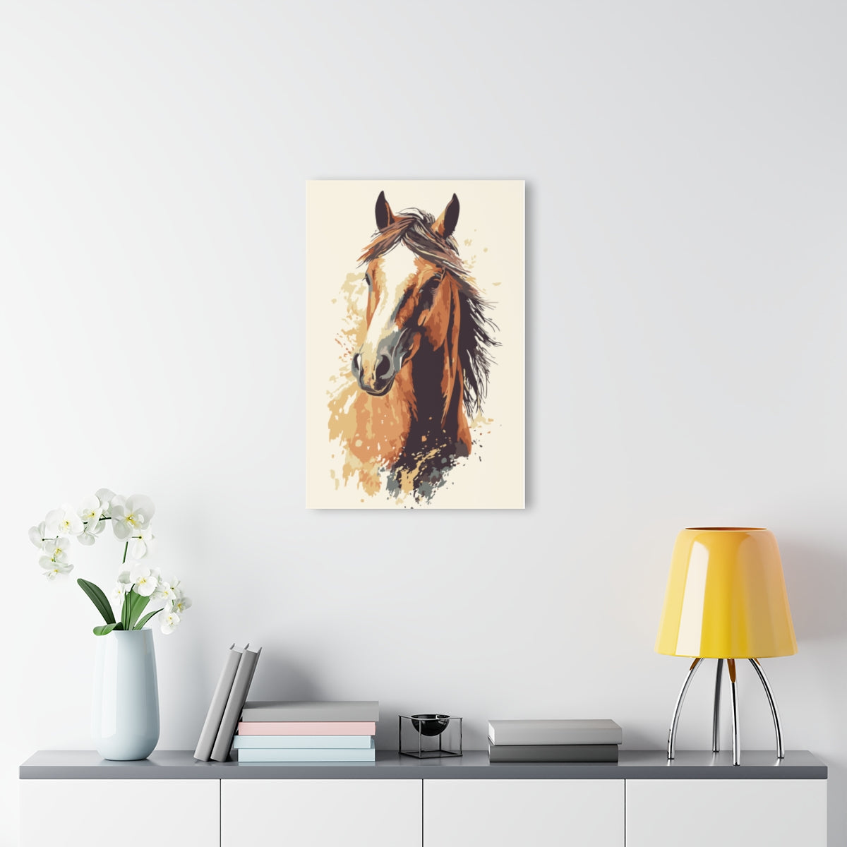 Horse Sketch Premium Acrylic Wall Art