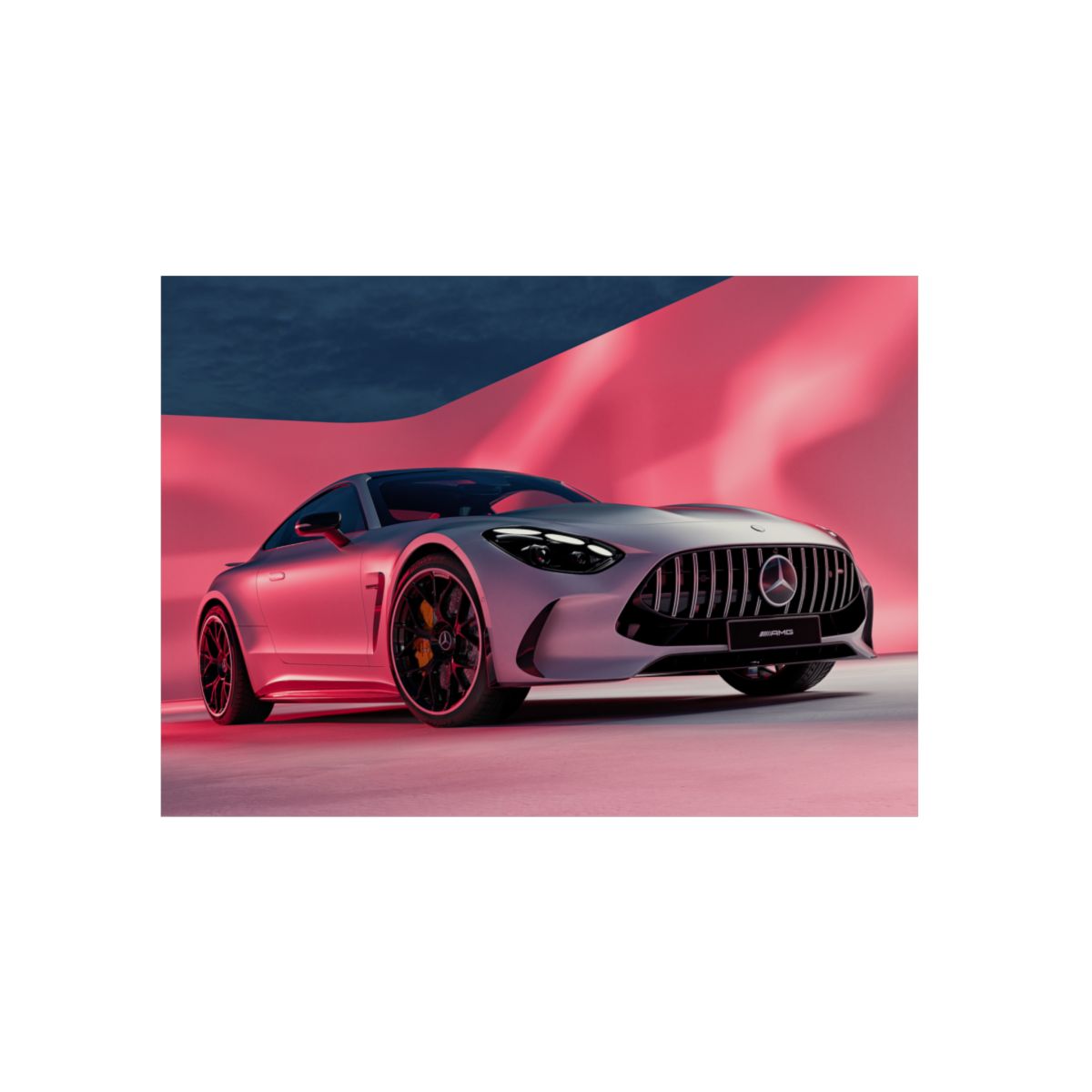 Mercedez 4K Aluminium Composite Wall Art