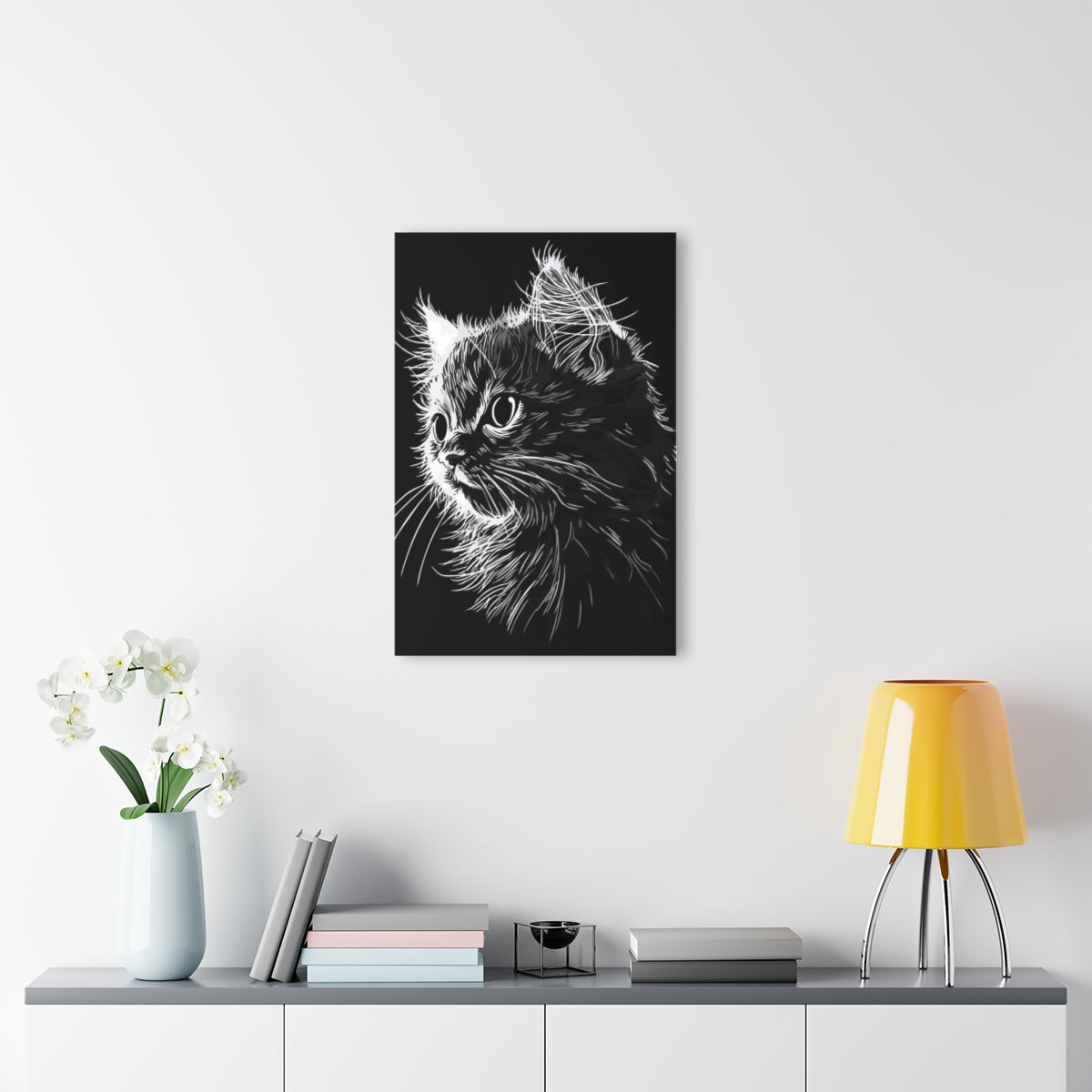 Dark Kitty Premium Acrylic Wall Art