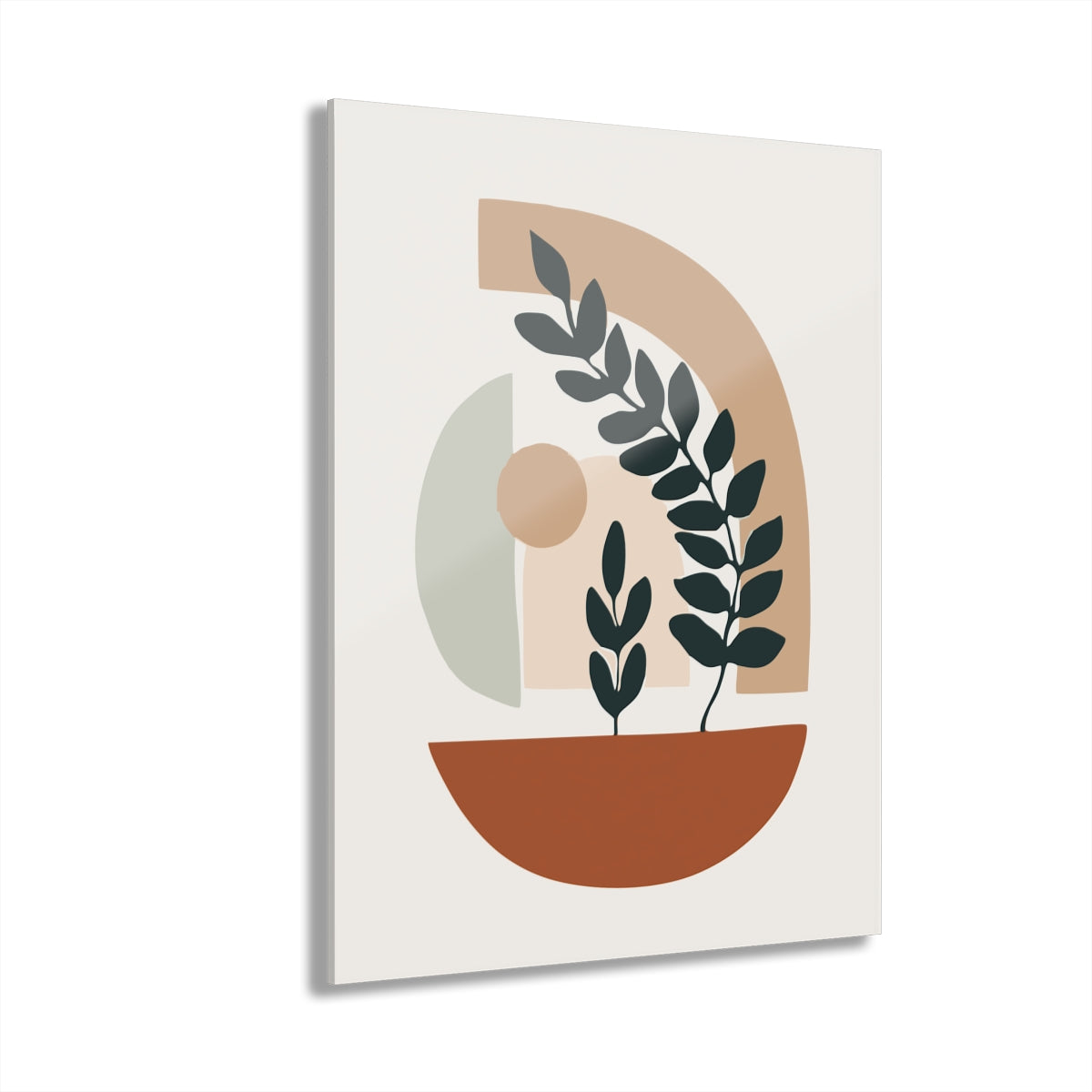 Brown Touch 3 Set Premium Acrylic Wall Art
