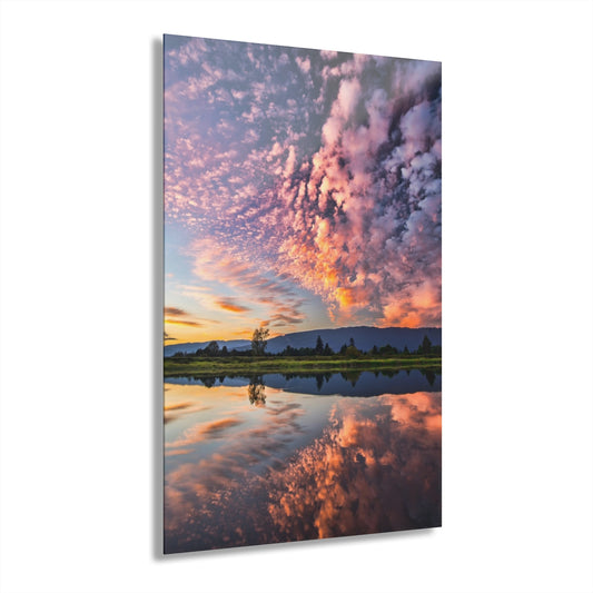 Summer Lake Premium Acrylic Wall Art