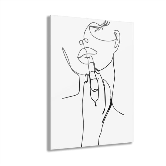 0032 Line Art Premium Acrylic Wall Art