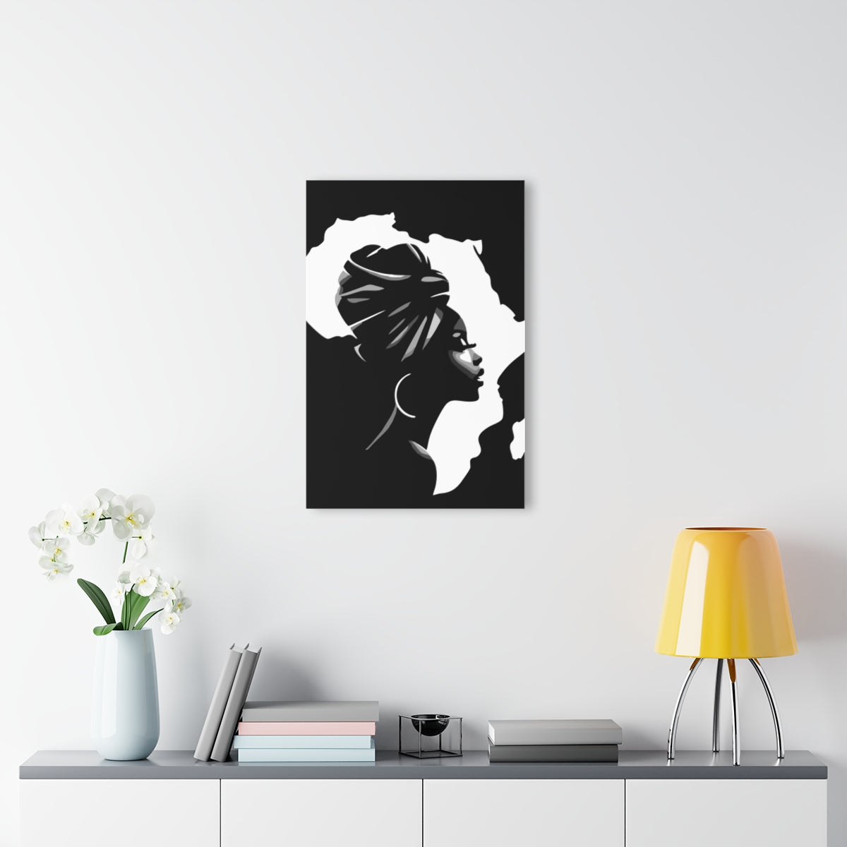African Face Premium Acrylic Wall Art