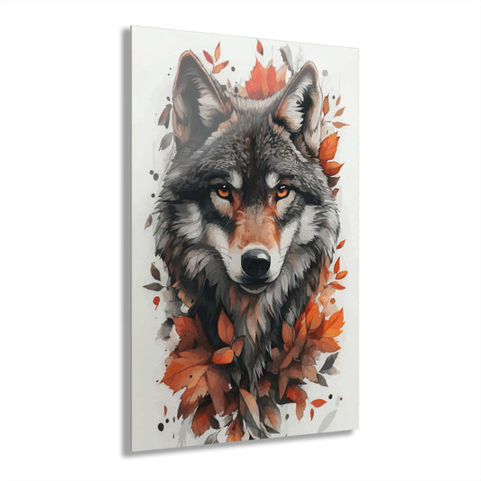Alpha Wolf Premium Acrylic Wall Art