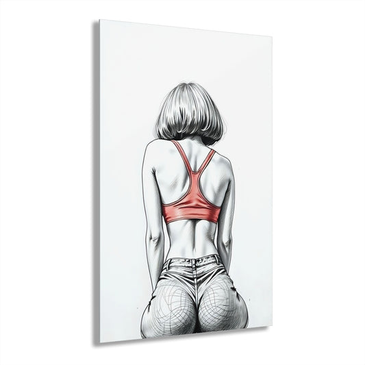 7653 Nudity Premium Acrylic Wall Art
