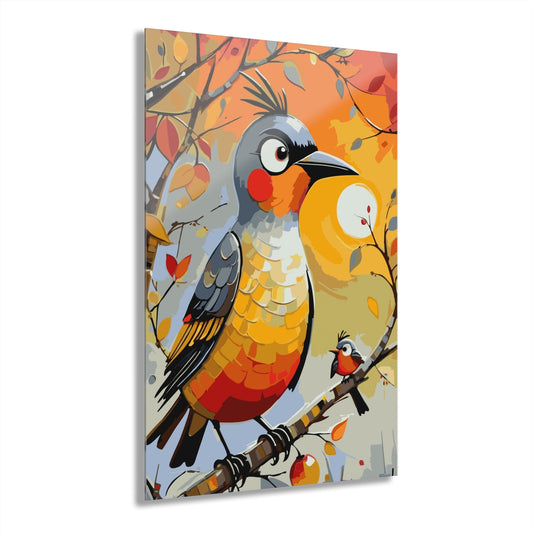 Morning Bird Premium Acrylic Wall Art