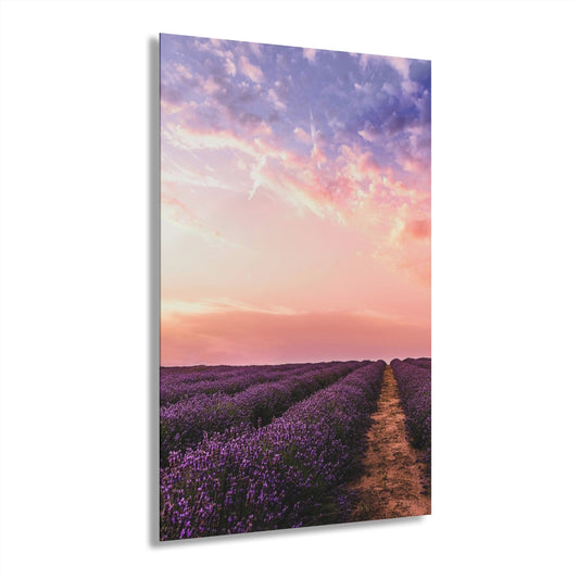 Purple Blossom Premium Acrylic Wall Art