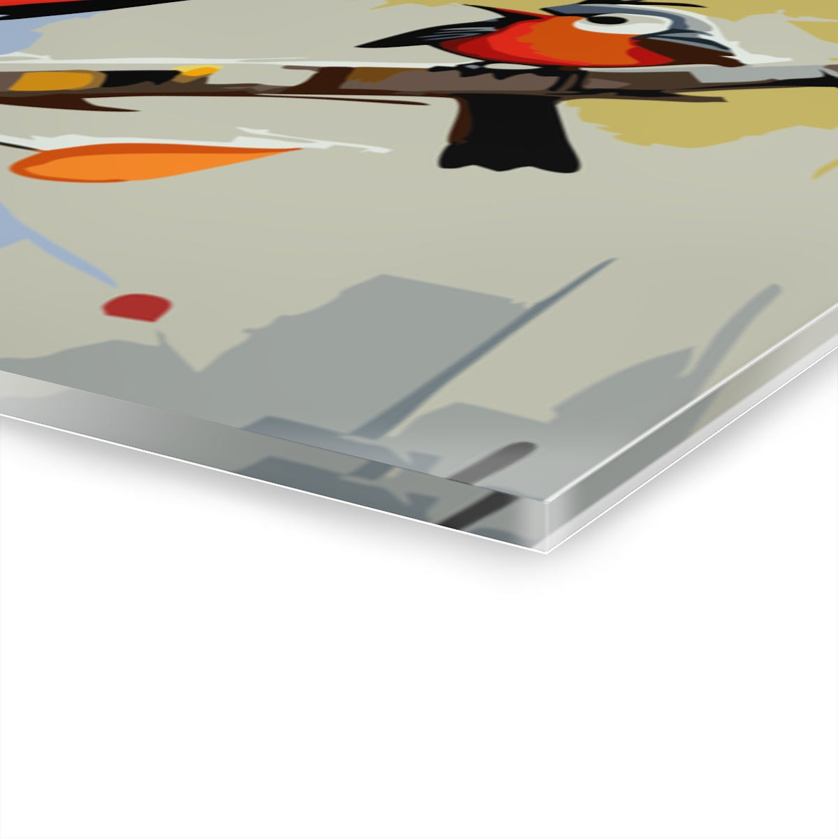 Morning Bird Premium Acrylic Wall Art