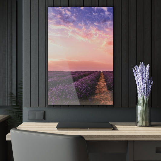 Purple Blossom Premium Acrylic Wall Art
