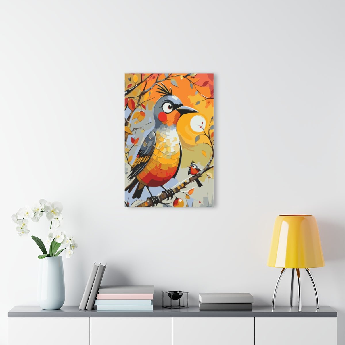 Morning Bird Premium Acrylic Wall Art