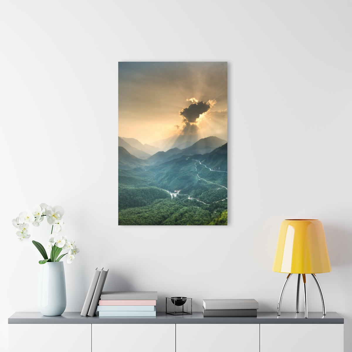 Behind Cloud Premium Acrylic Wall Art