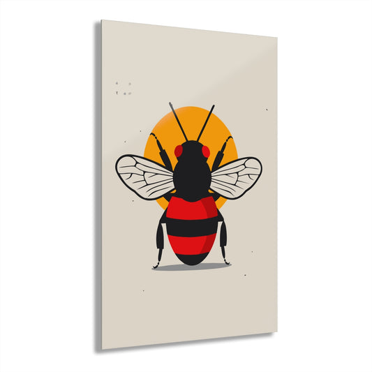 Bee Bee Acrylic Premium Wall Art