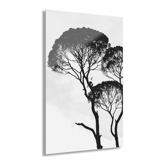 Worn Trees Premium Acrylic Wall Art