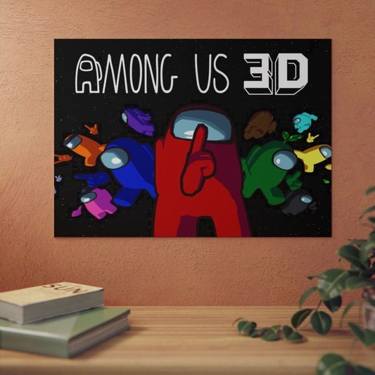 Among Us 4K Aluminium Composite Wall Art