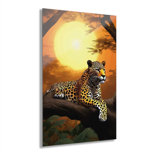Leopard Premium Acrylic Wall Art