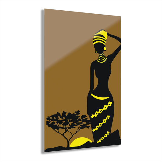 African Shape Premium Acrylic Wall Art