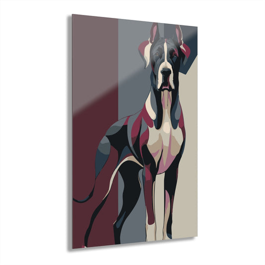 Stand Dog Premium Acrylic Wall Art
